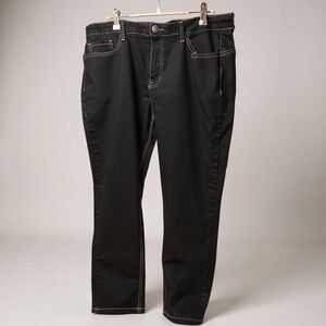 Dark Blue Ankle Skinny Curvy Jeans